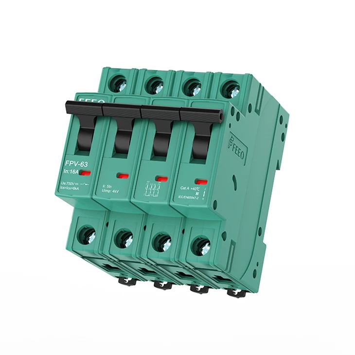 BREAKER DC FOR SOLAR 4P 1000V
