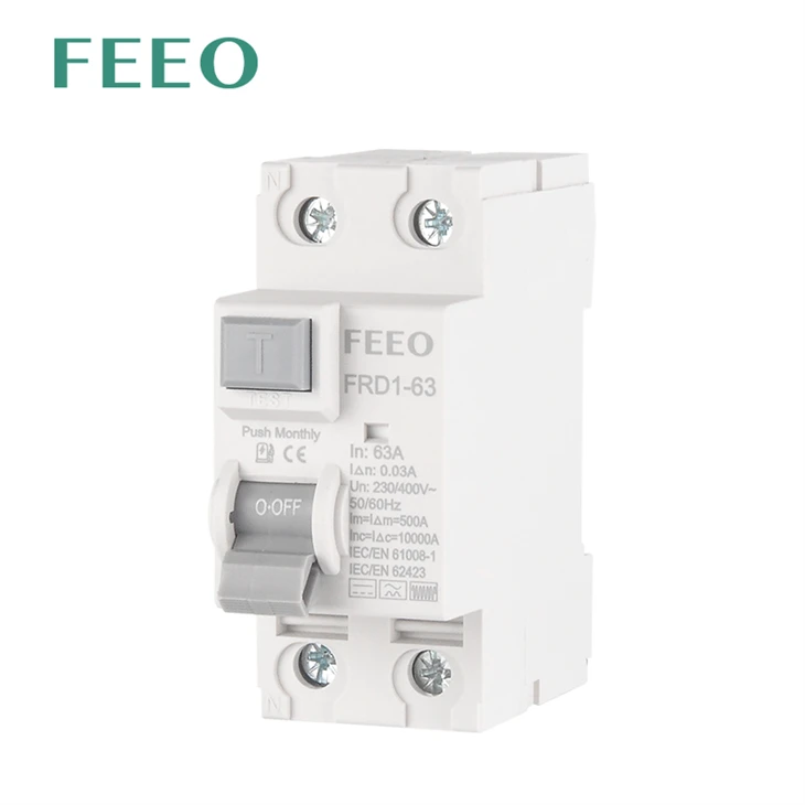 63A 2P Residual Current Circuit Breaker RCCB RCD 10KA